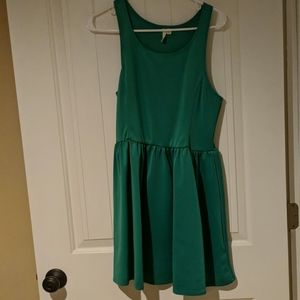 Green dress